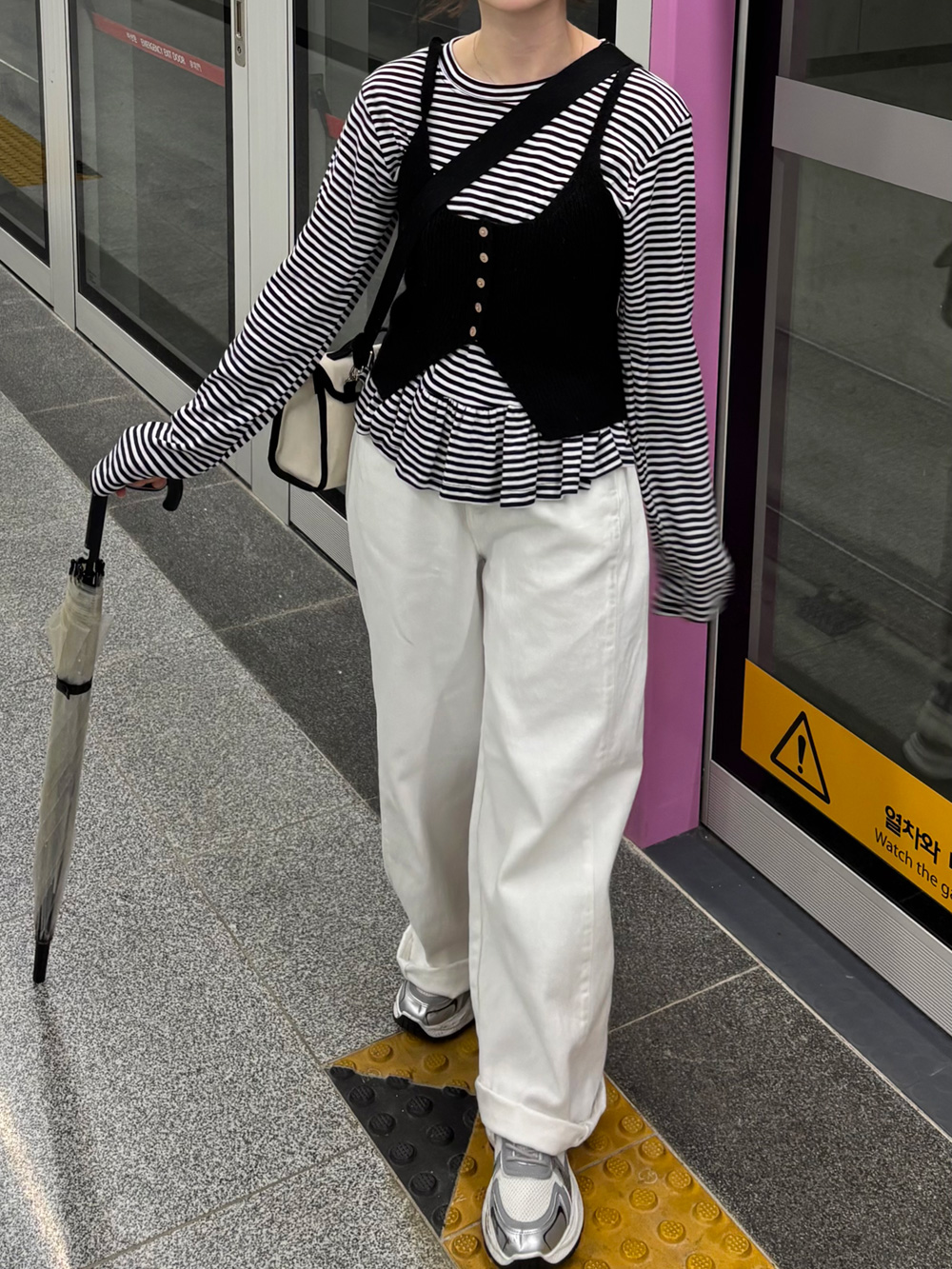 スリットボタンニットビスチェ | 詳細画像17