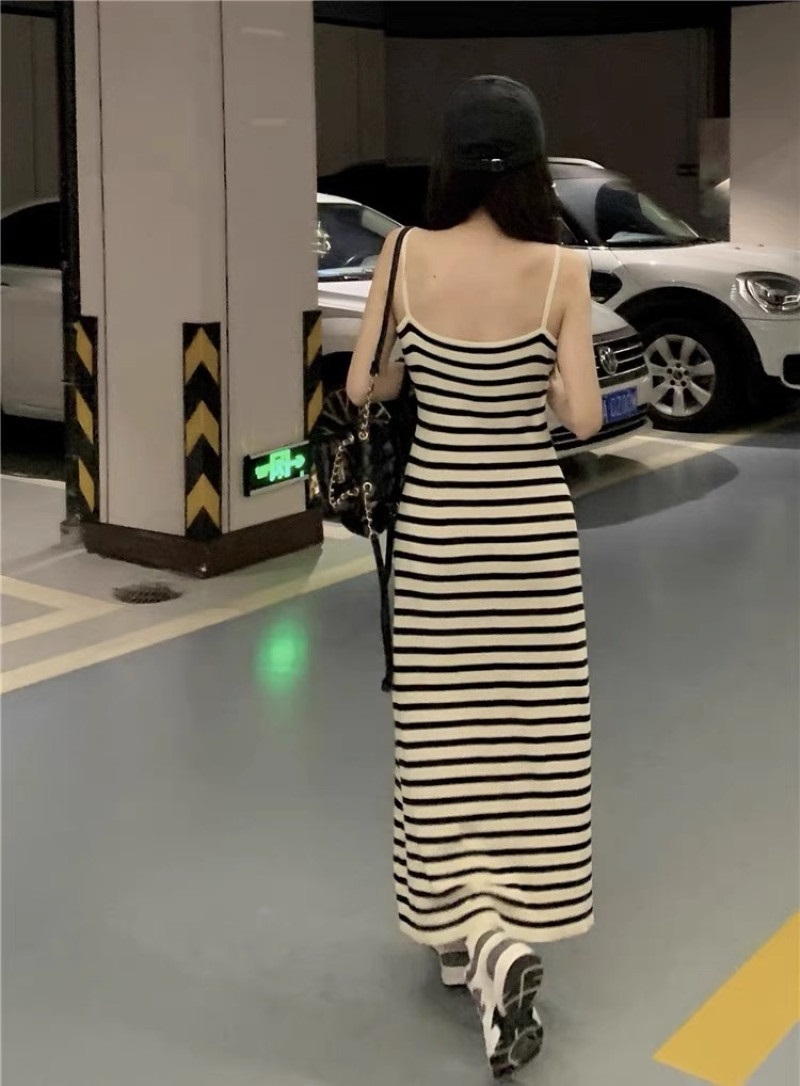 ニットロングボーダーワンピース | 詳細画像9