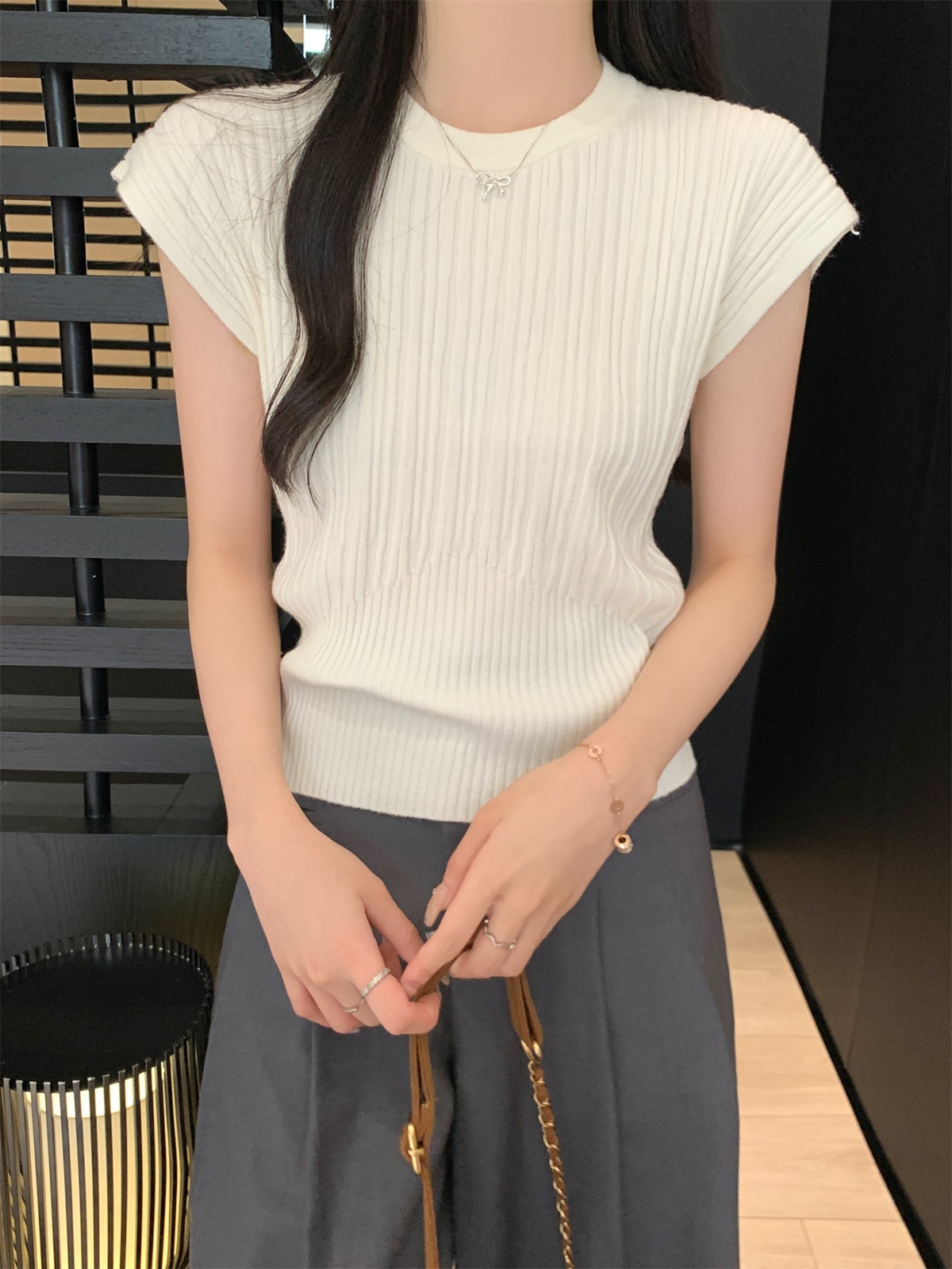 春夏ニットノースリーブ | 詳細画像5
