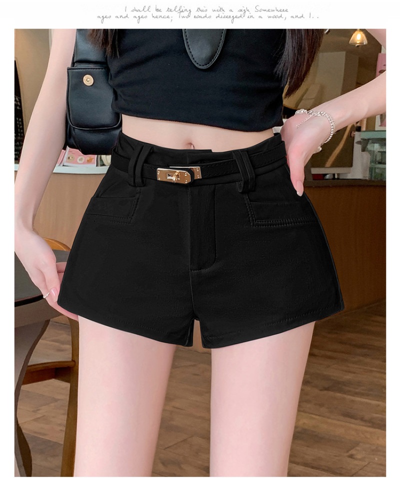 ベルト付無地ショートパンツ | 詳細画像5