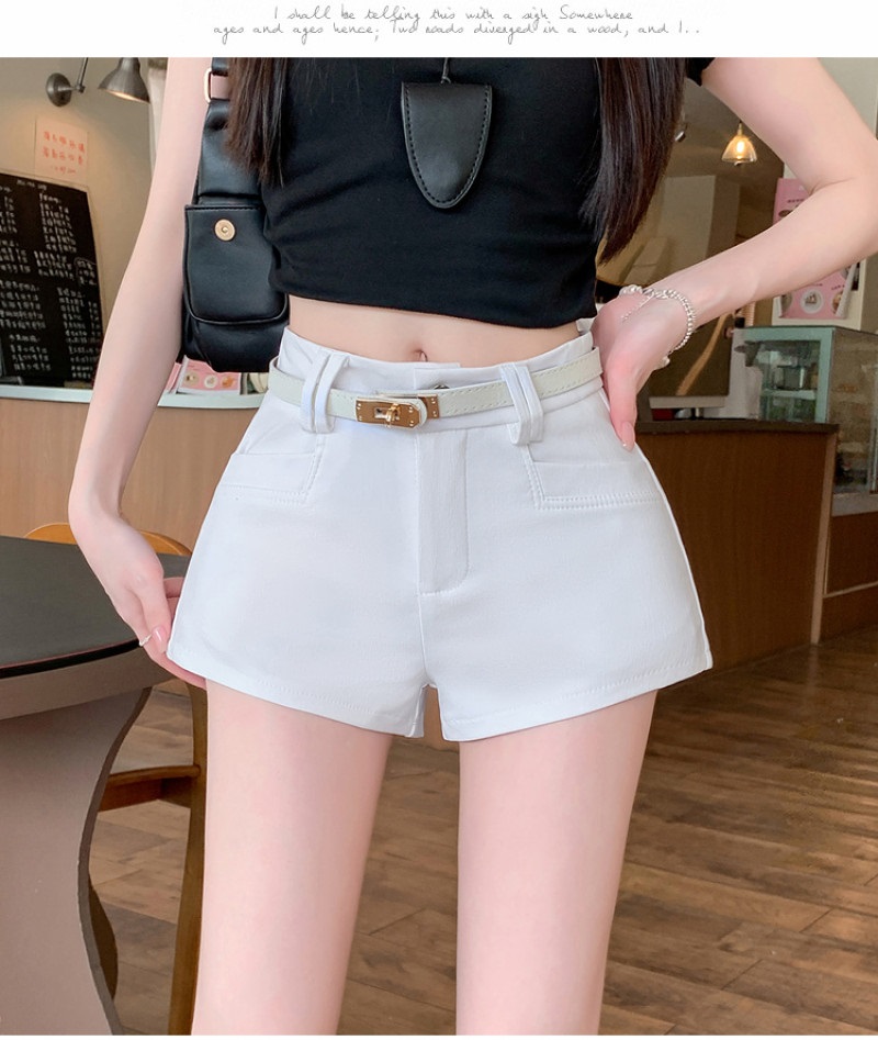 ベルト付無地ショートパンツ | 詳細画像10