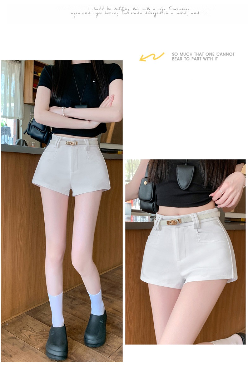 ベルト付無地ショートパンツ | 詳細画像11