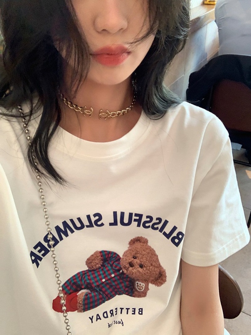 ルーズ半袖プリントTシャツ | 詳細画像5