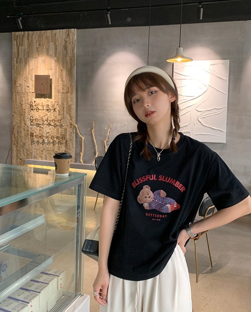 ルーズ半袖プリントTシャツ | 詳細画像10