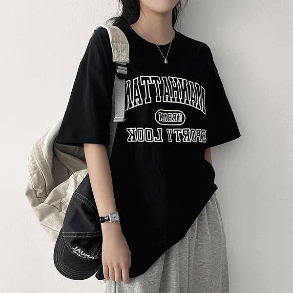 半袖ラウンドネックボクシーTシャツ | hijjoo | 詳細画像1