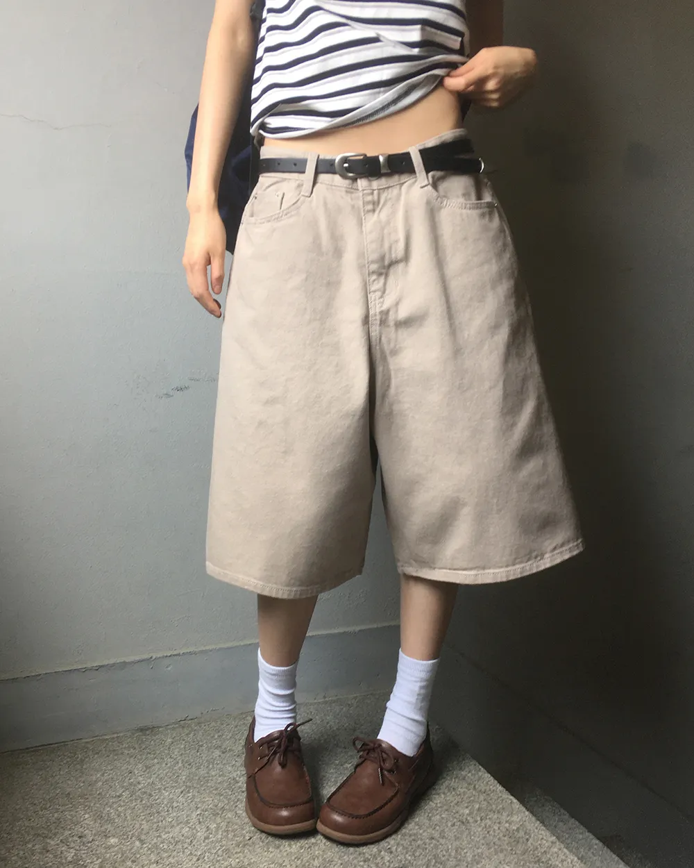 コットンバミューダショートパンツ | WONDERWONDER | 詳細画像1