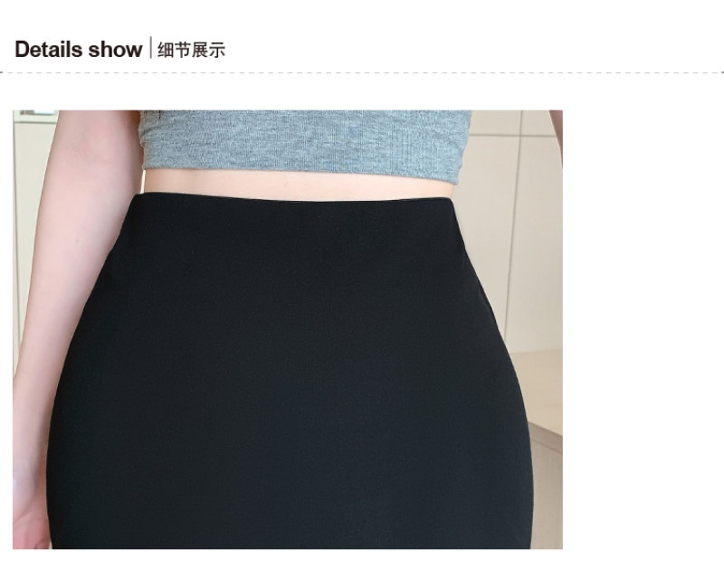 花柄レースウエストゴムロングマーメイドスカート | 詳細画像7