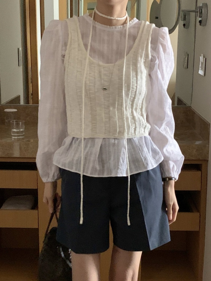 両起毛ツータック無地ショートパンツ | 詳細画像9