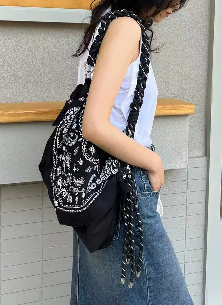 2WAYストラップペイズリーショルダーバッグトートバッグ | whosbag | 詳細画像1