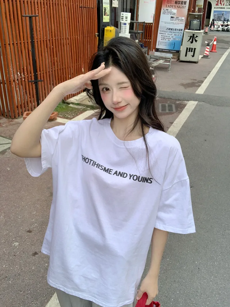 ルーズレタリングTシャツ | 詳細画像1
