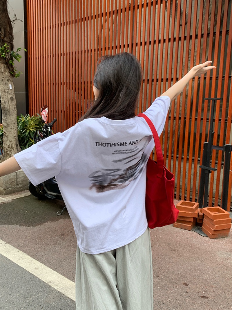 ルーズレタリングTシャツ | 詳細画像3