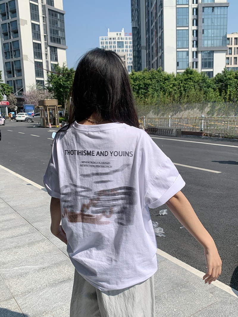 ルーズレタリングTシャツ | 詳細画像4