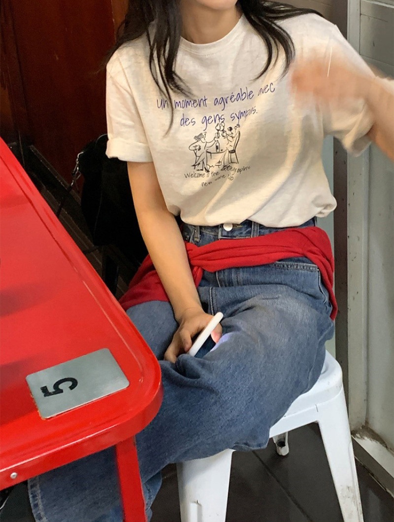 半袖レタリングTシャツ | 詳細画像2