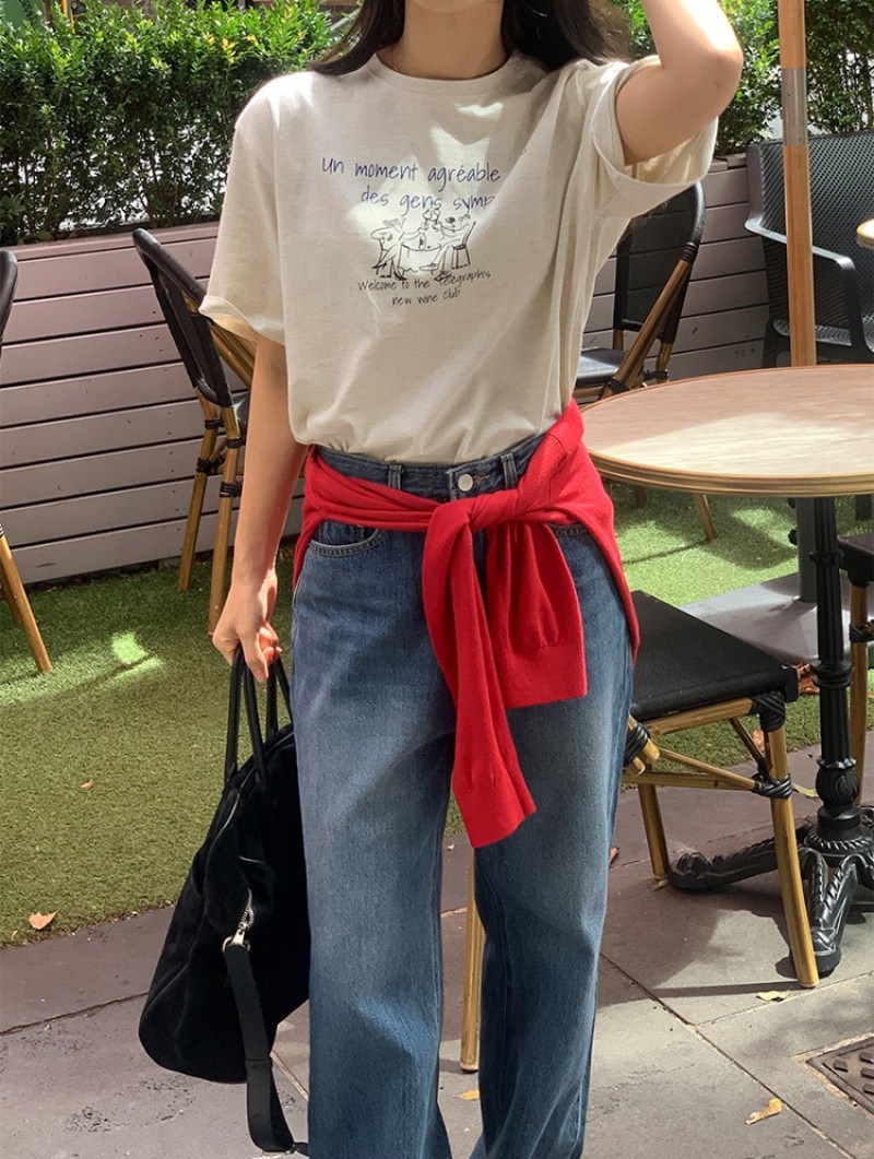 半袖レタリングTシャツ | 詳細画像4