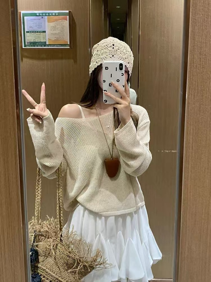 オフショルダールーズニット | 詳細画像3