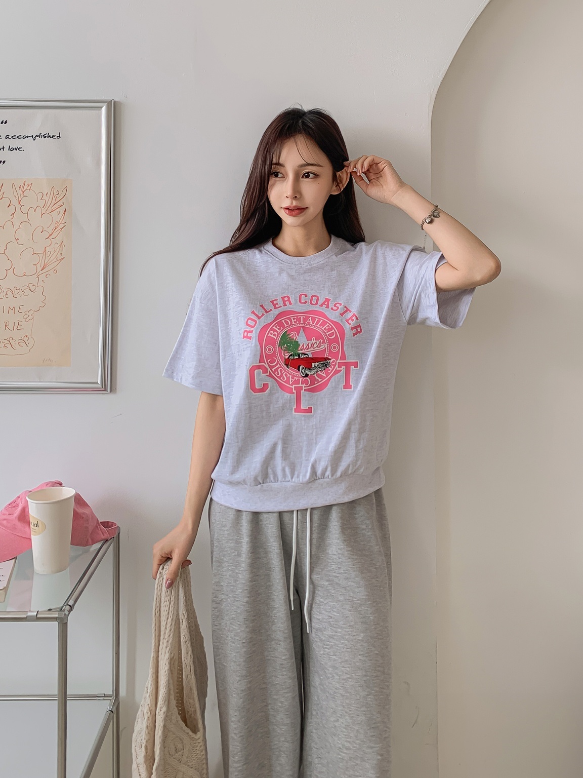 半袖プリント夏Tシャツ | 詳細画像8