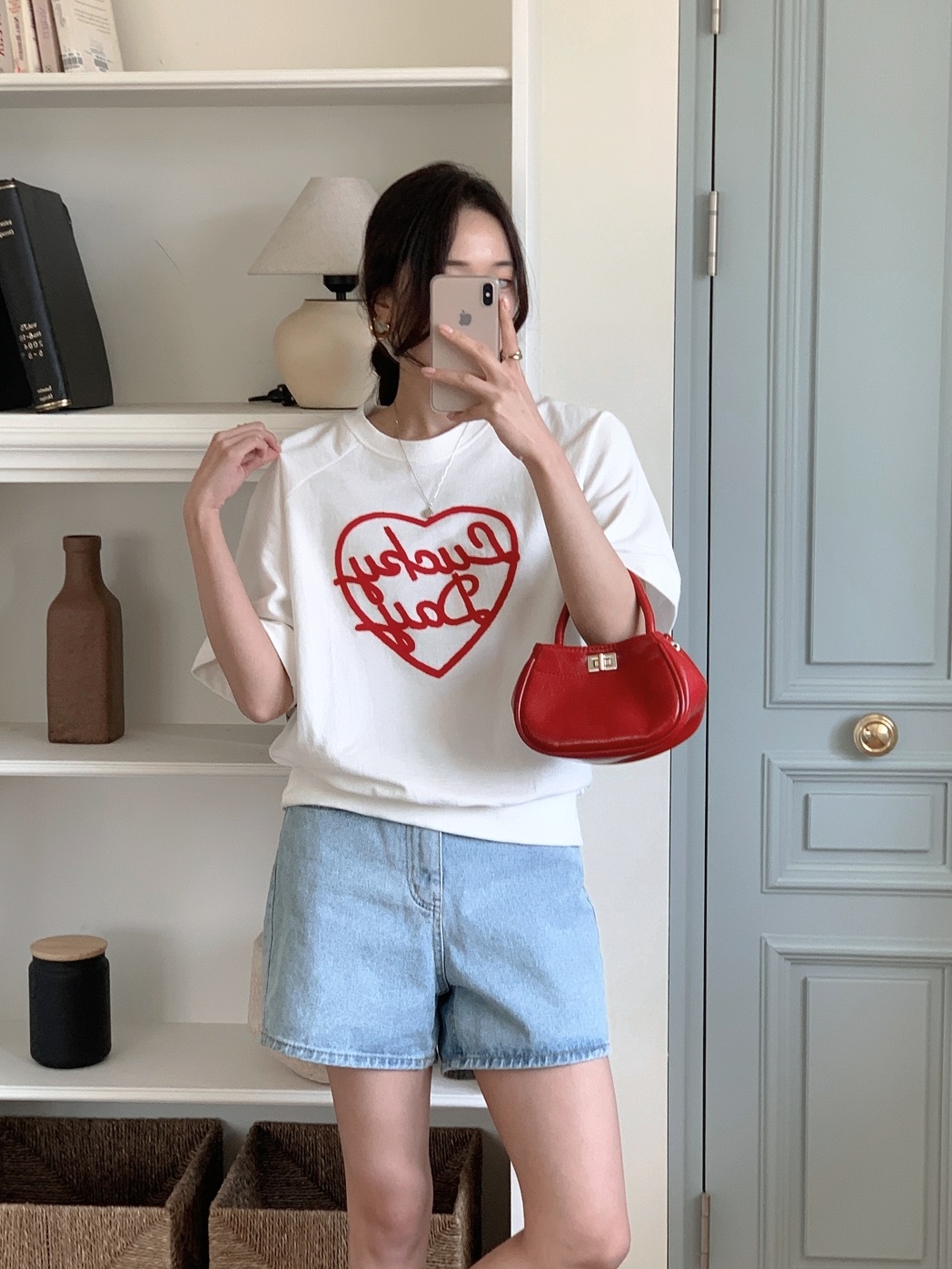 ルーズレタリング刺繍Tシャツ | 詳細画像15