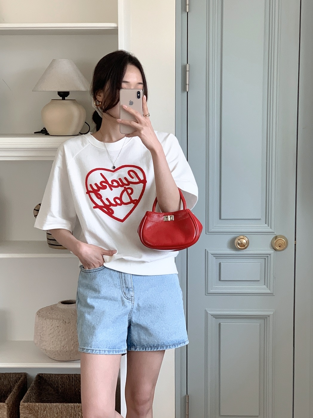 ルーズレタリング刺繍Tシャツ | 詳細画像11