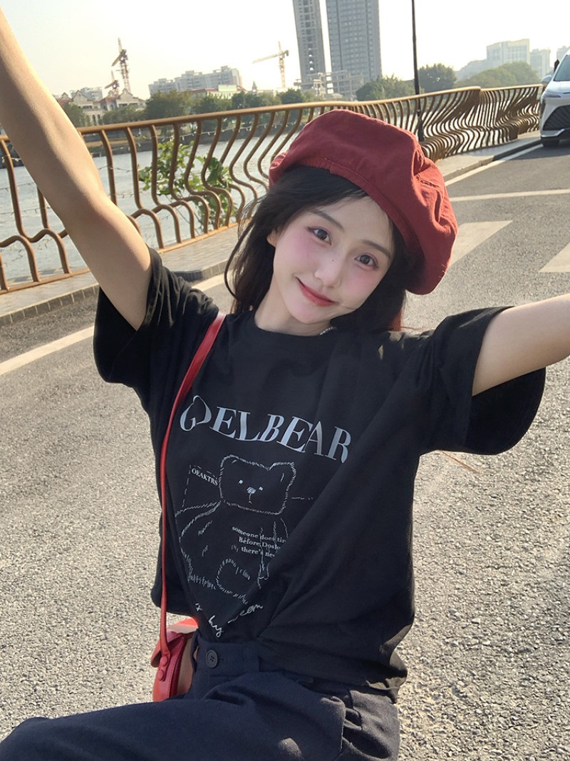 ルーズ半袖プリントTシャツ | 詳細画像6