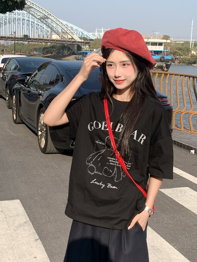 ルーズ半袖プリントTシャツ | 詳細画像8
