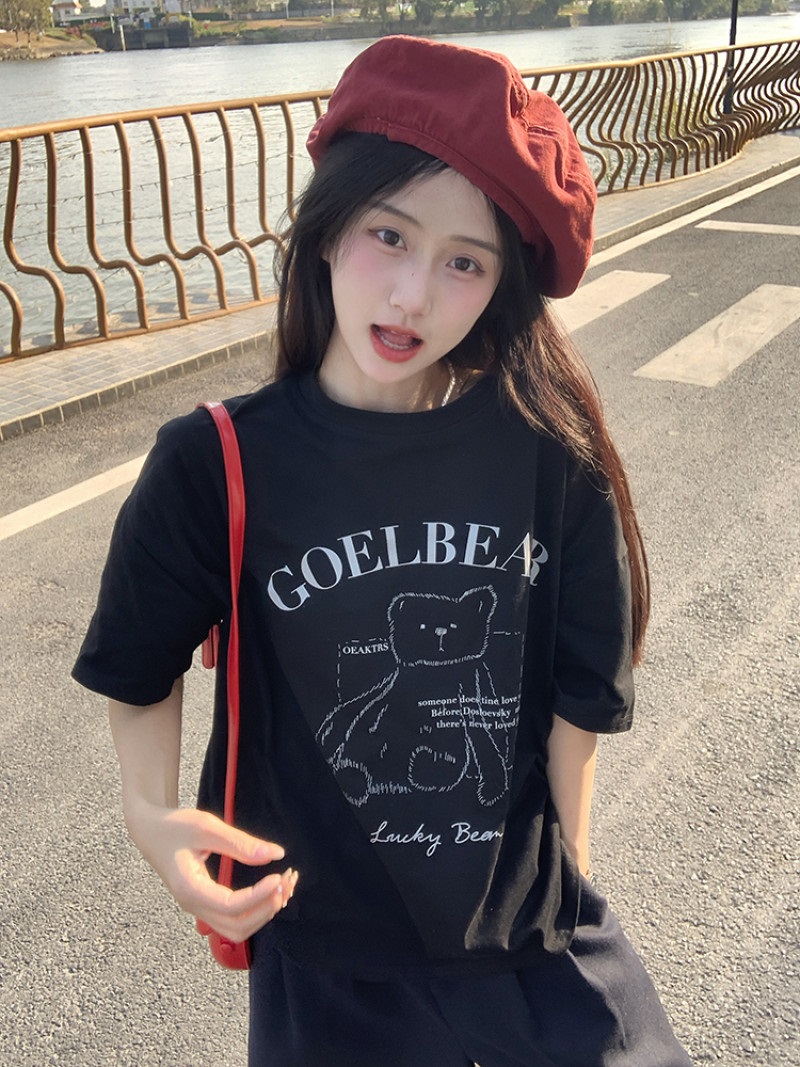 ルーズ半袖プリントTシャツ | 詳細画像9