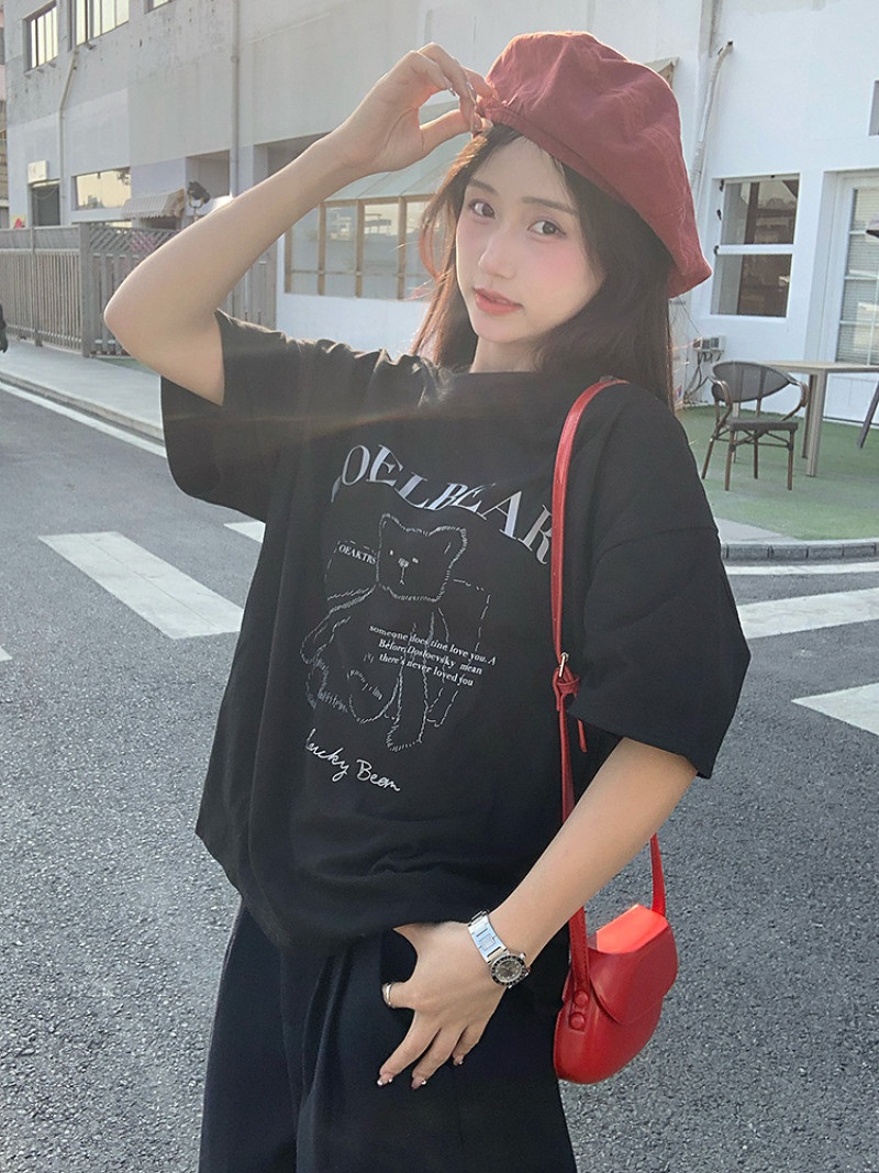 ルーズ半袖プリントTシャツ | 詳細画像11