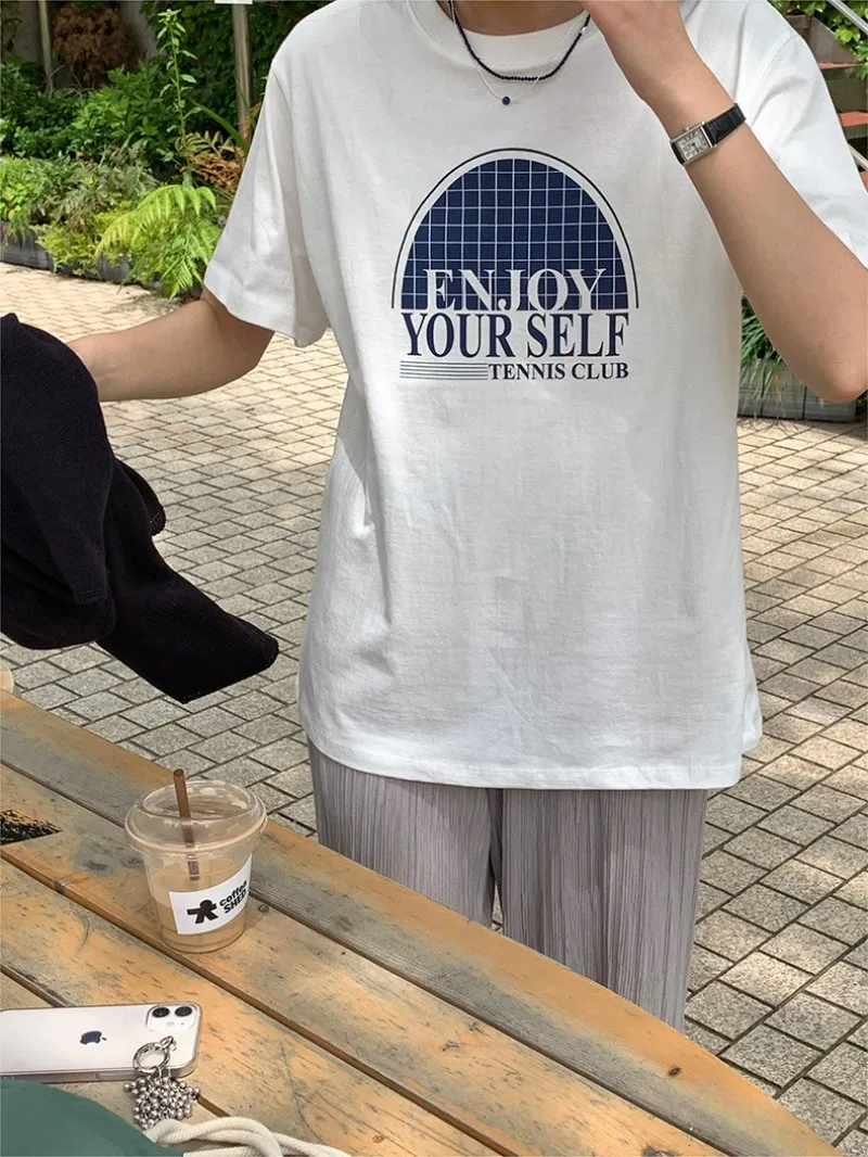コットンルーズロゴTシャツ | 詳細画像1