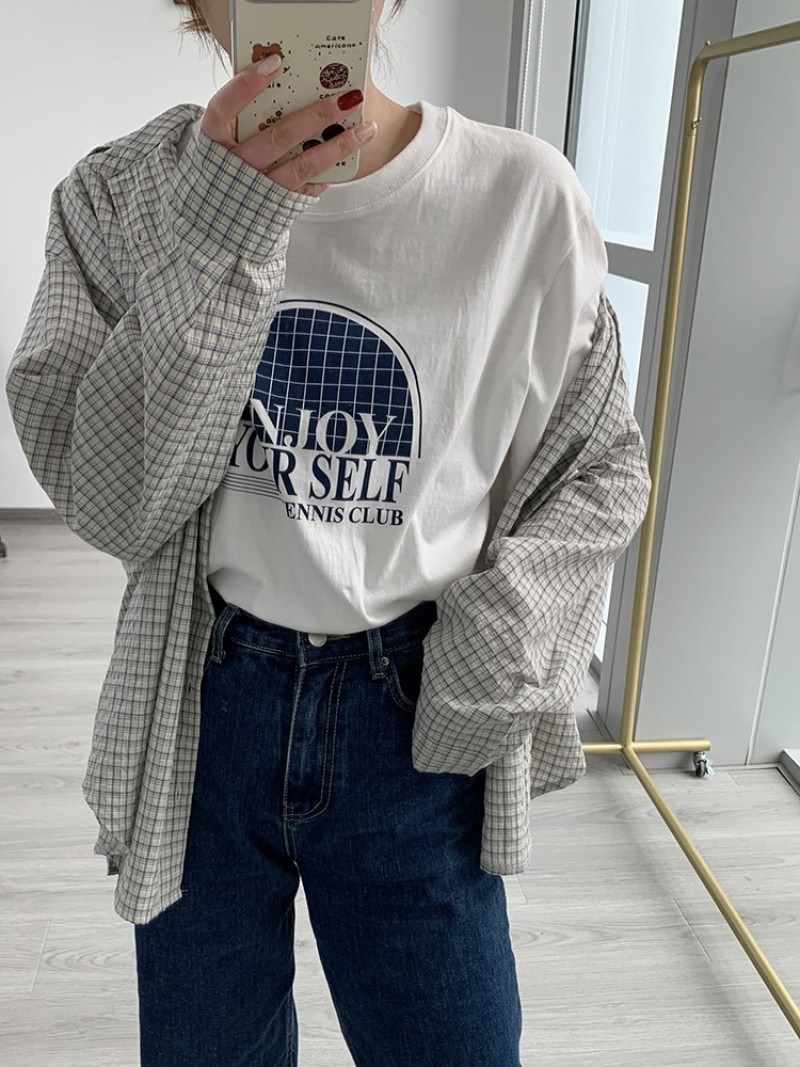 コットンルーズロゴTシャツ | 詳細画像9
