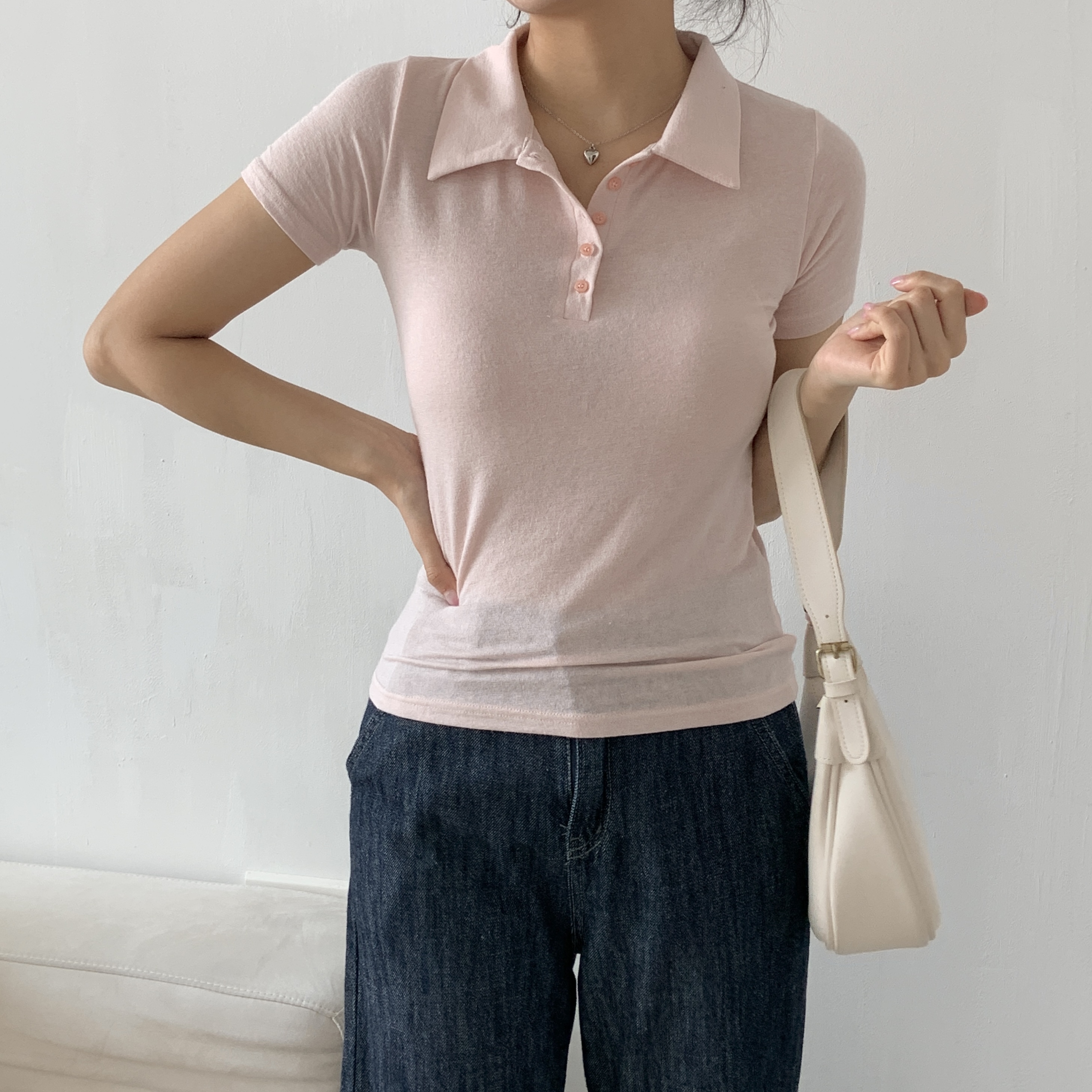 ボタンカラーTシャツ | 詳細画像5