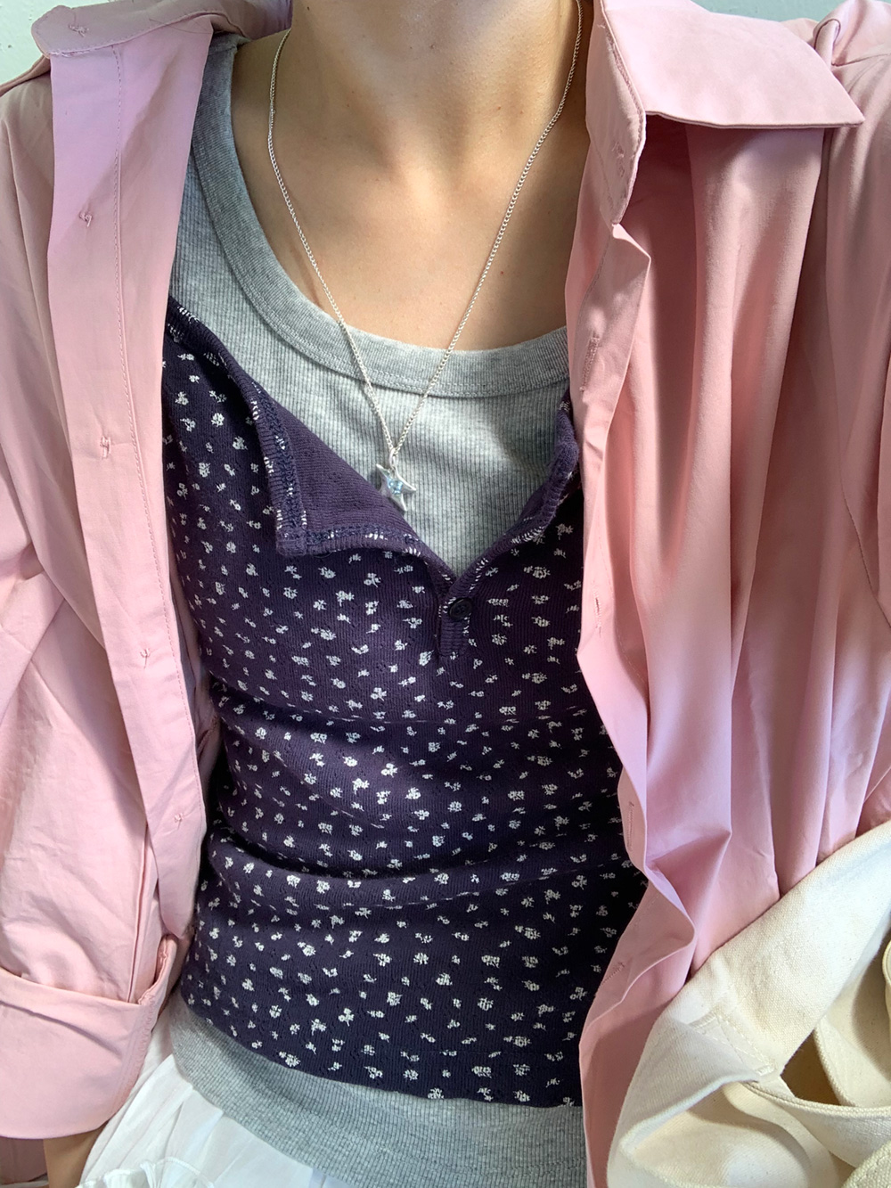 シンプルコットンシャツ | 詳細画像9