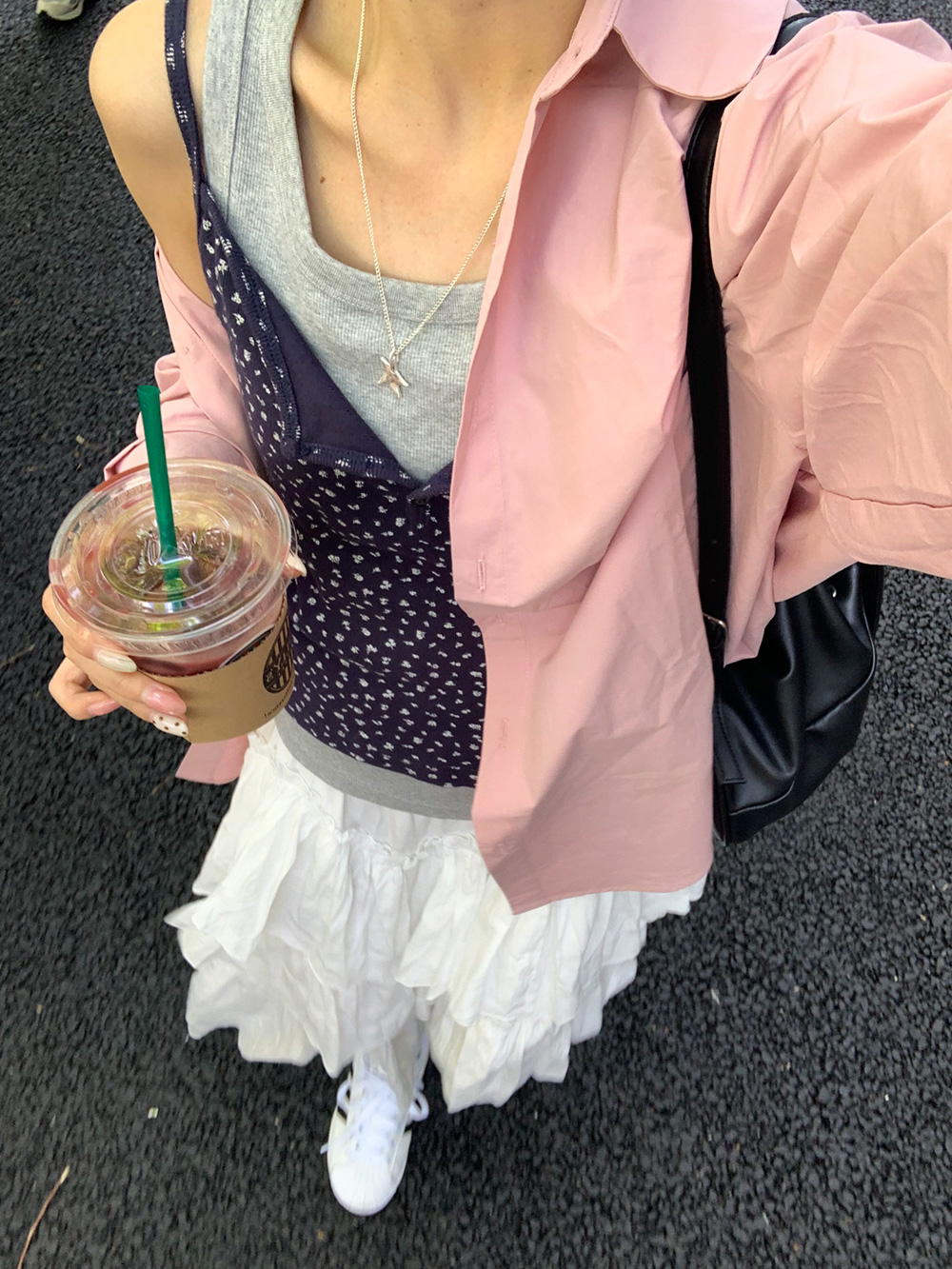 フロントボタン花柄キャミソール | 詳細画像3