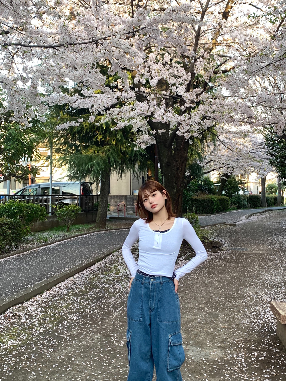 フロントボタン花柄キャミソール | 詳細画像9