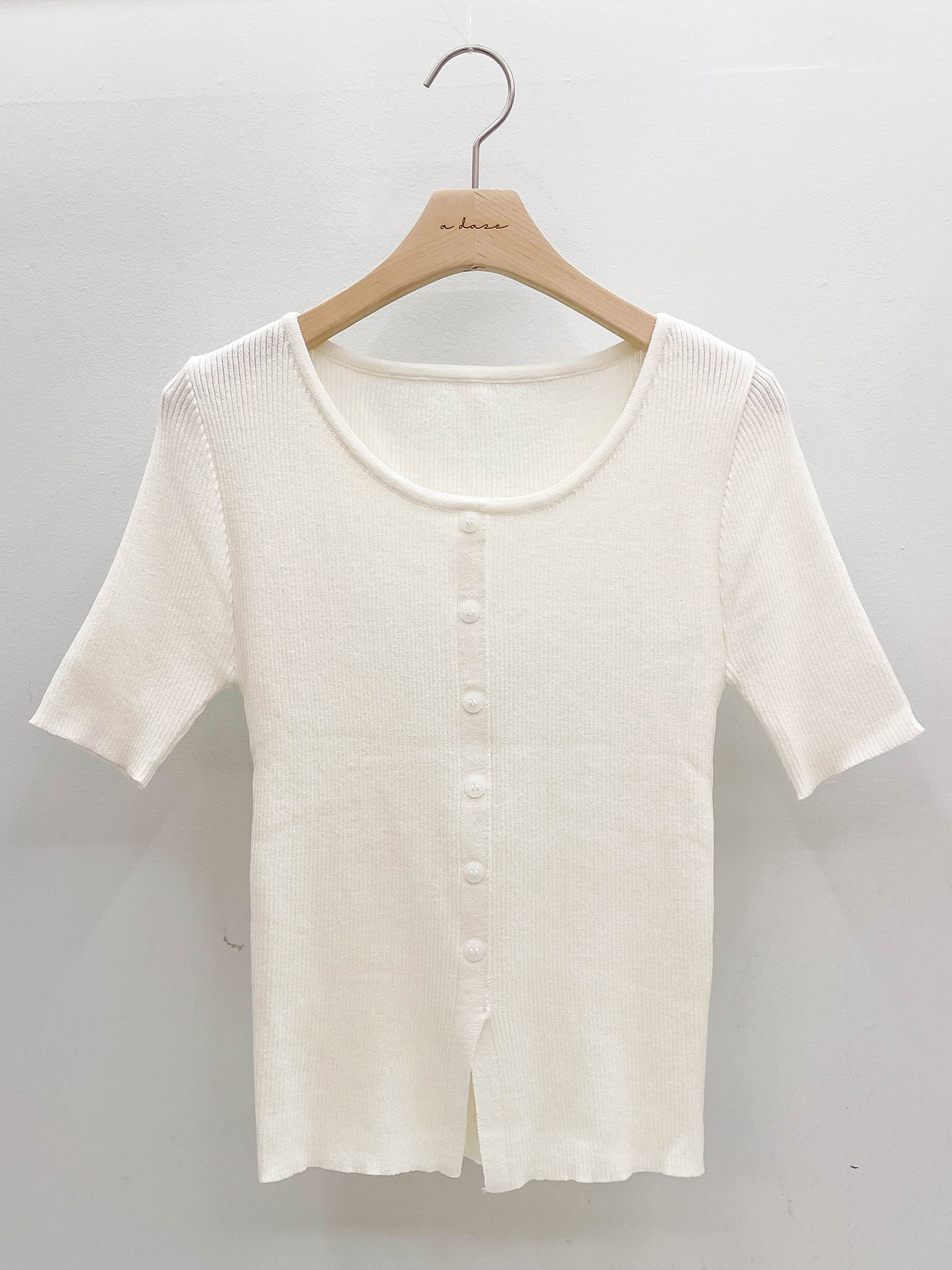 ボタンUネック半袖Tシャツ | 詳細画像15