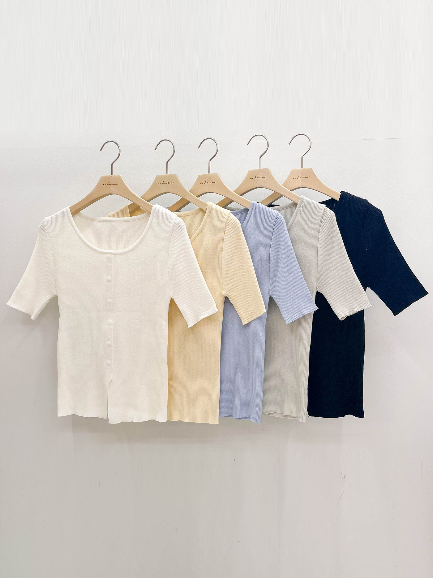 ボタンUネック半袖Tシャツ | 詳細画像20