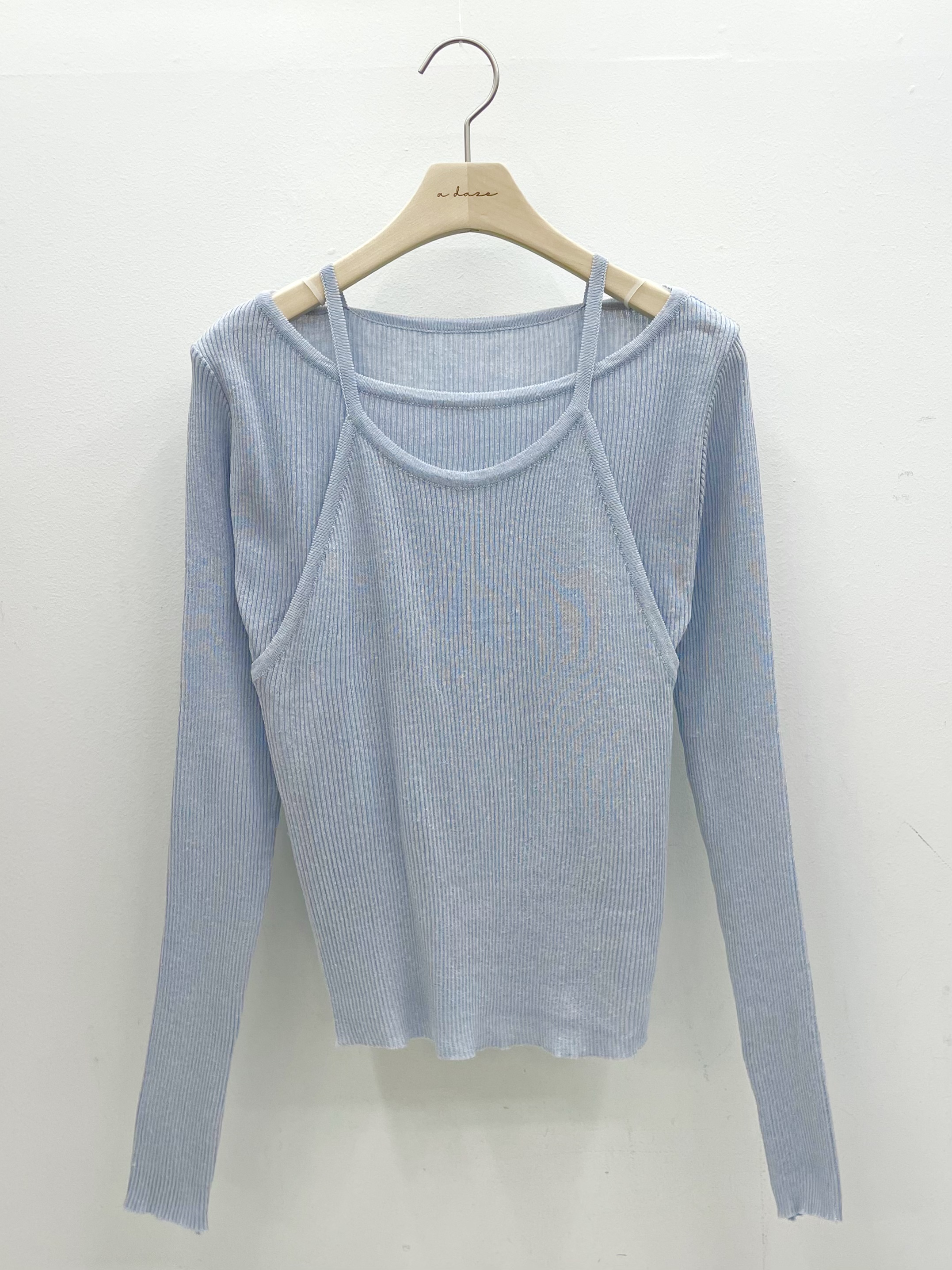 ニットリネン混レイヤード風Tシャツ | 詳細画像19