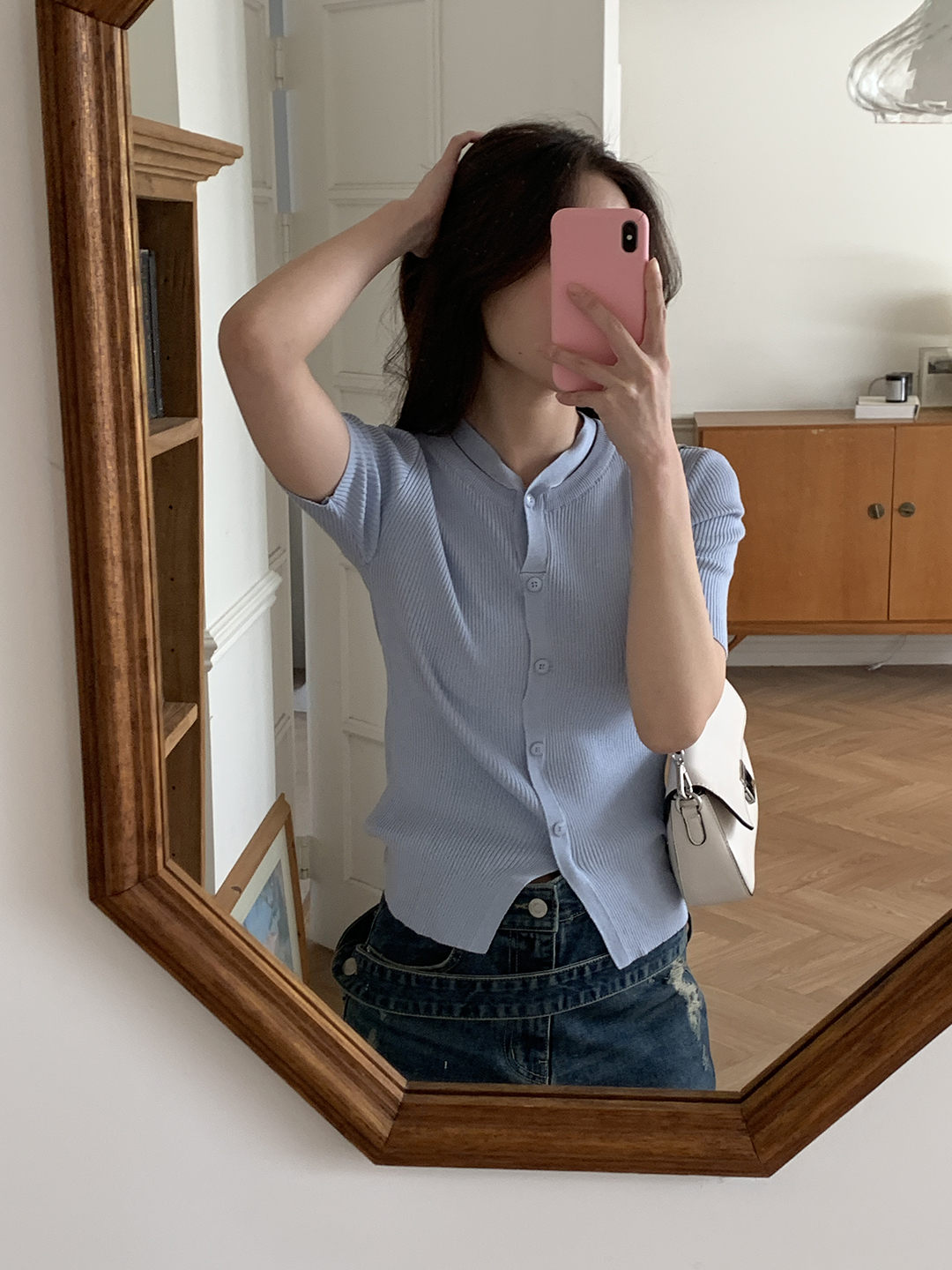 リブリボン半袖Tシャツ | 詳細画像6