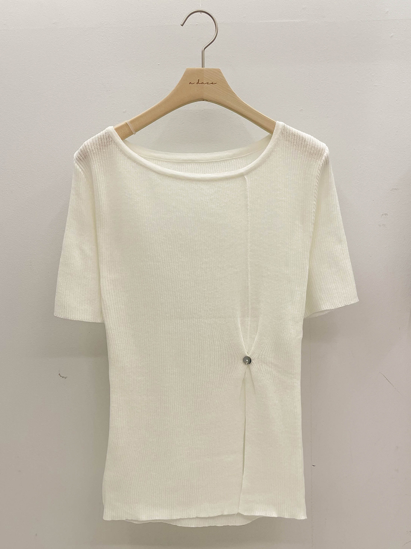 ニットリネン混スリットTシャツ | 詳細画像14