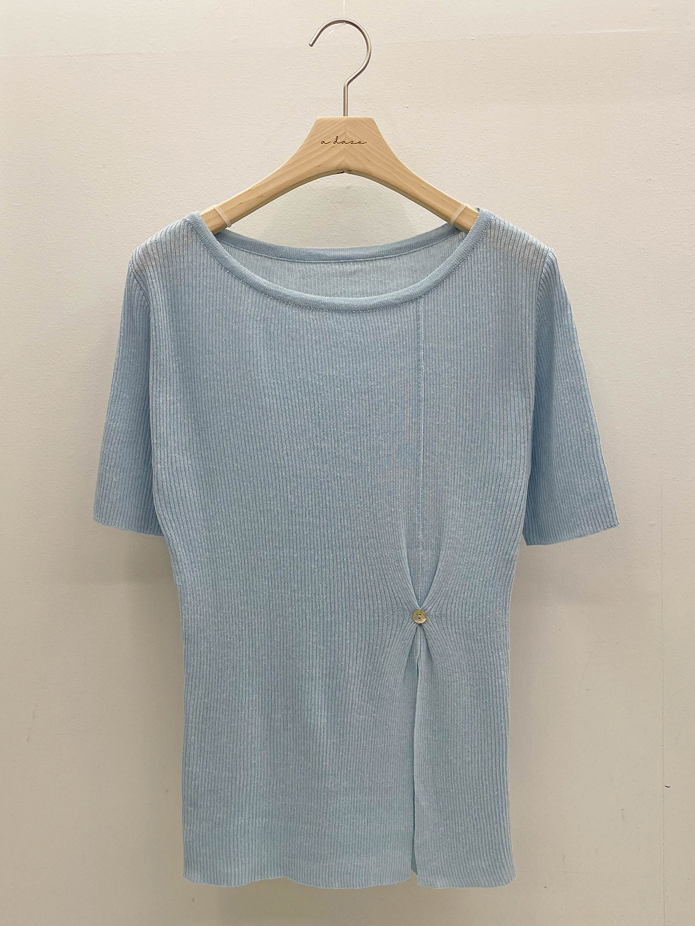ニットリネン混スリットTシャツ | 詳細画像15