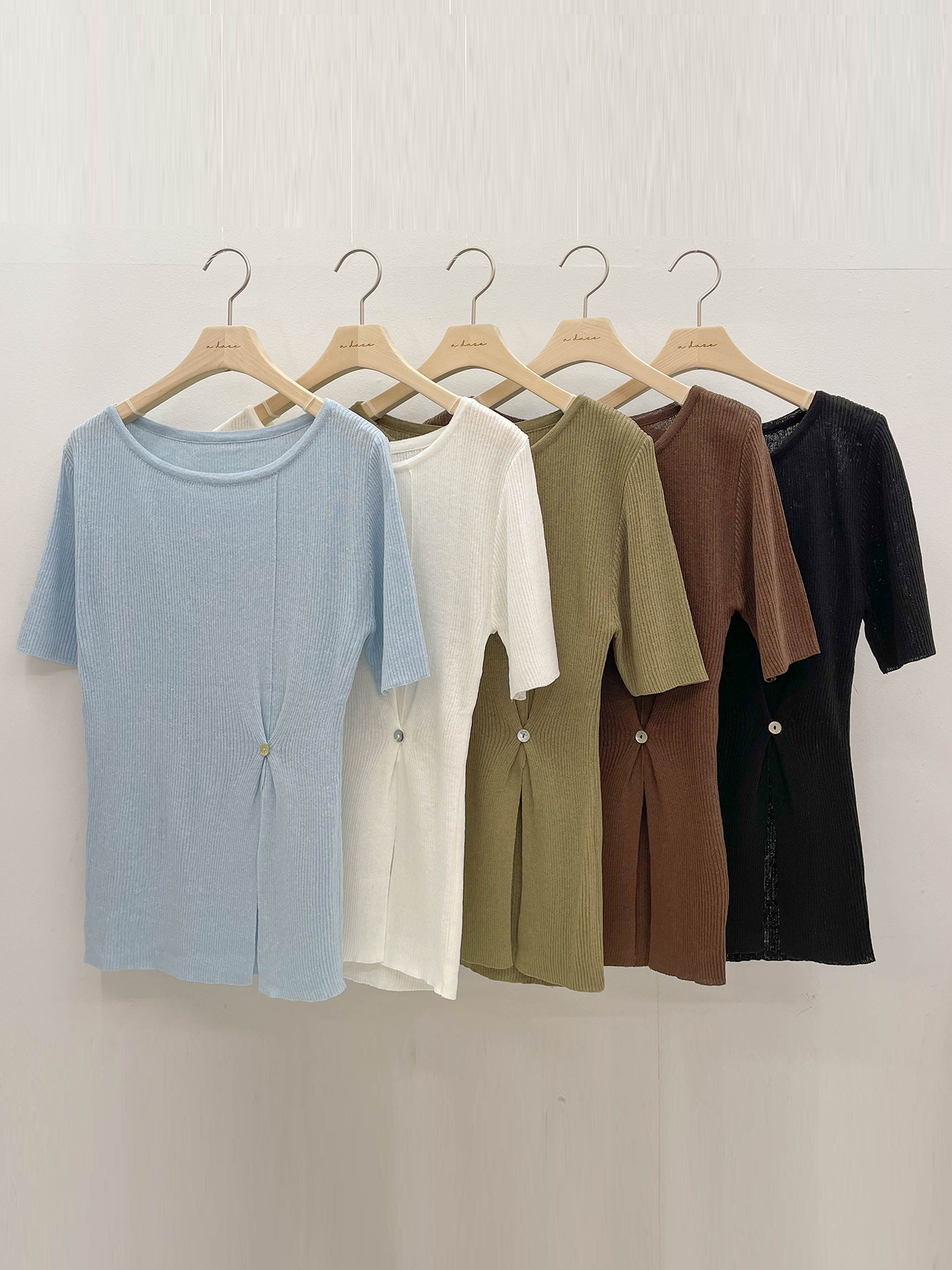 ニットリネン混スリットTシャツ | 詳細画像19