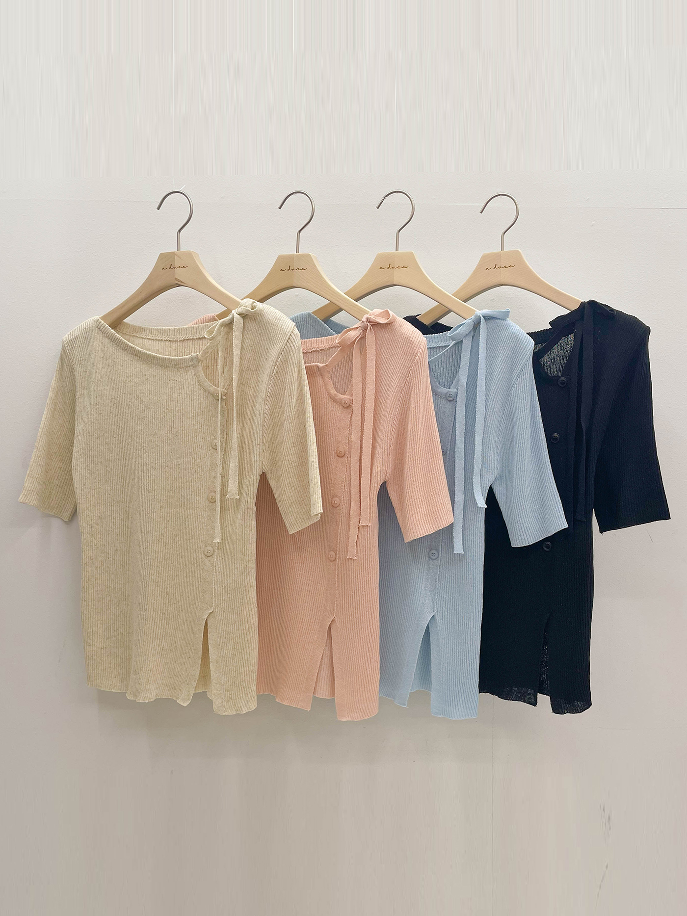 ニットリネン混スリットTシャツ | 詳細画像19