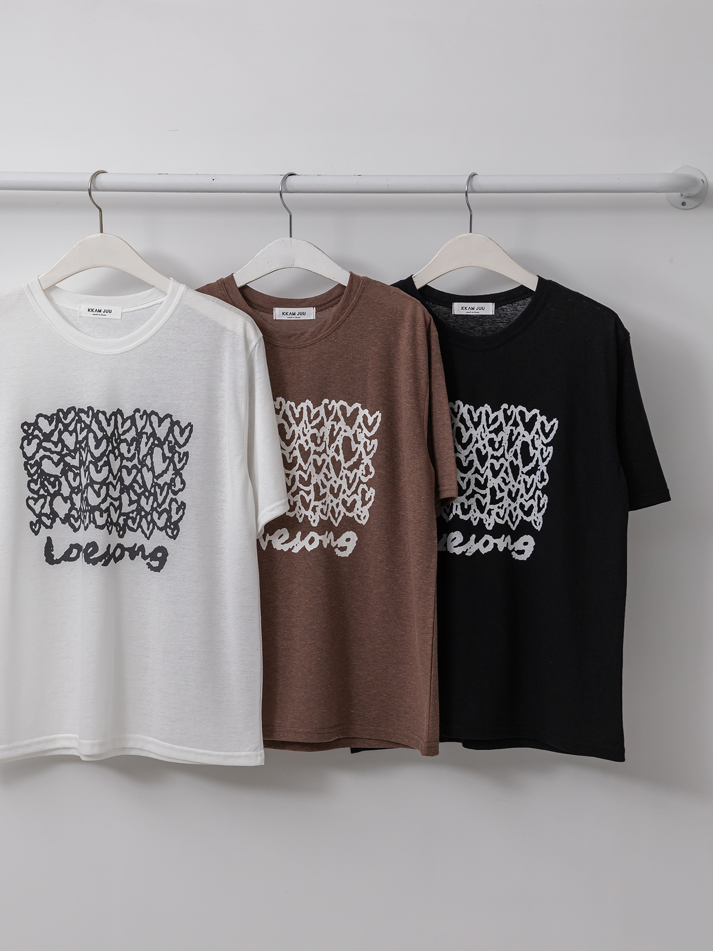 ラウンドネック半袖プリントTシャツ | 詳細画像21