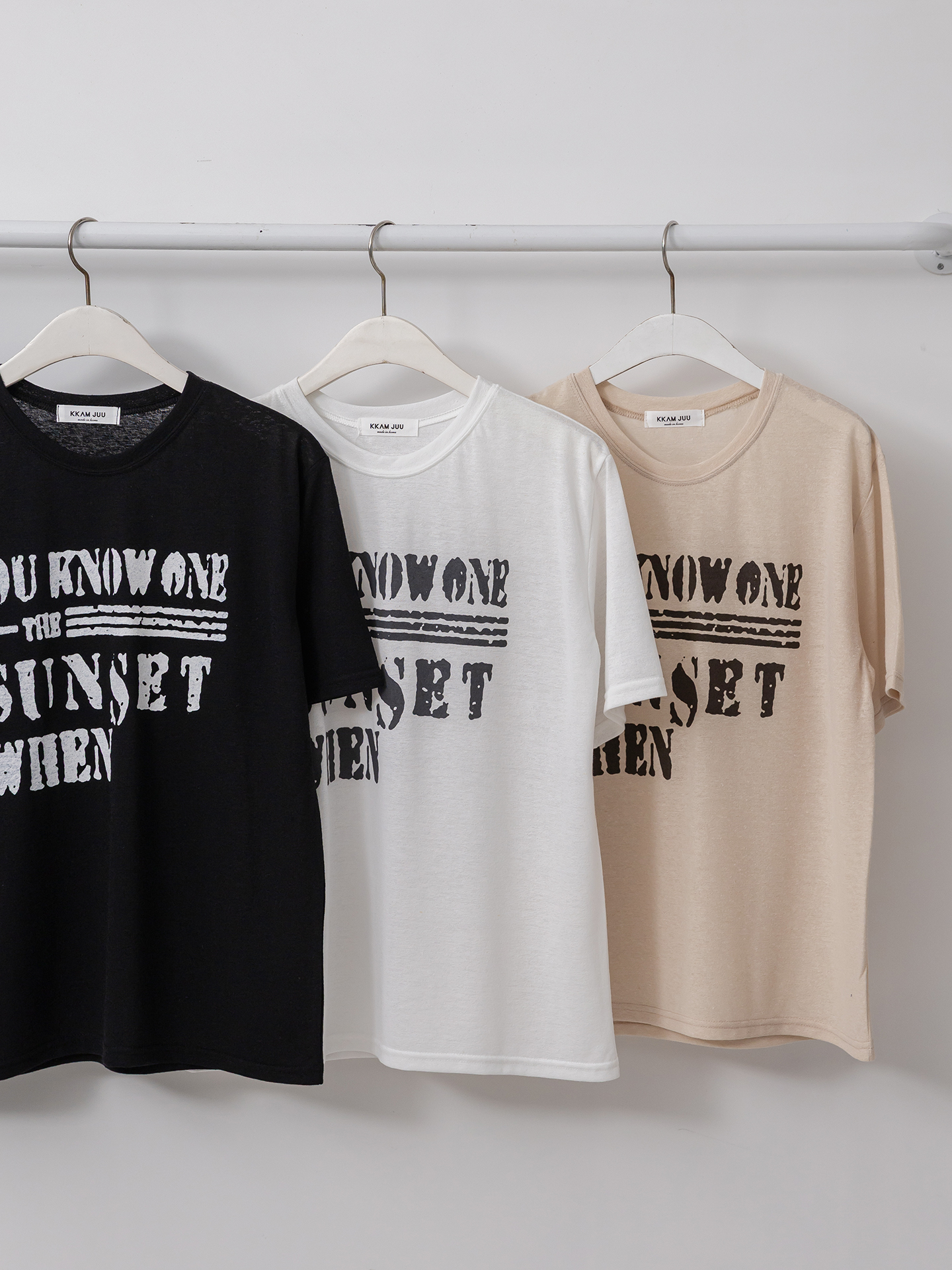 ラウンドネック半袖プリントTシャツ | 詳細画像20