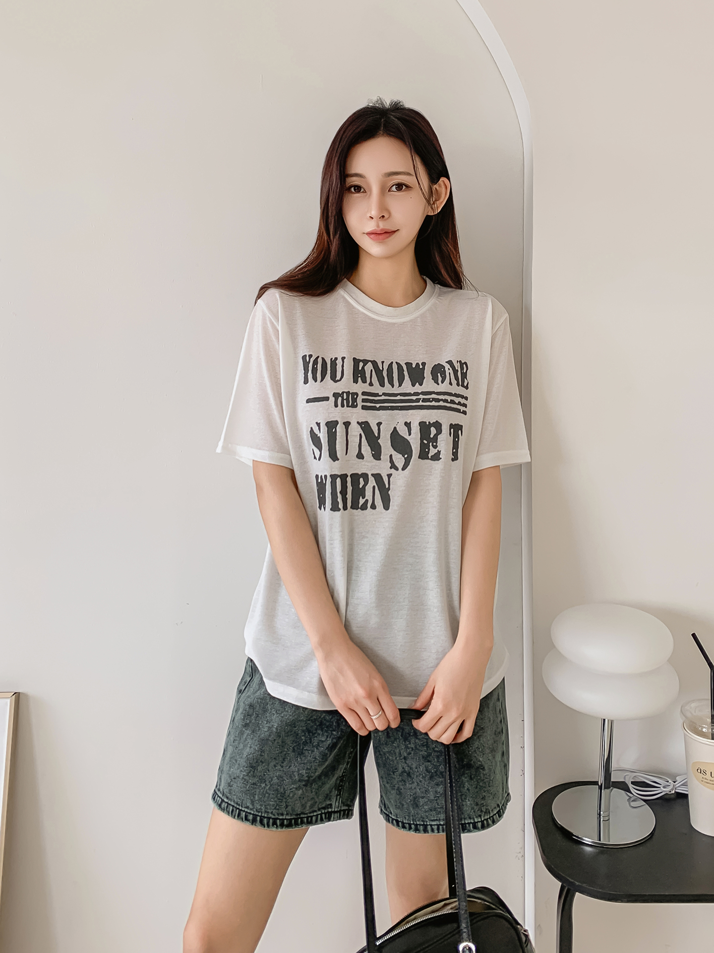 ラウンドネック半袖プリントTシャツ | 詳細画像5