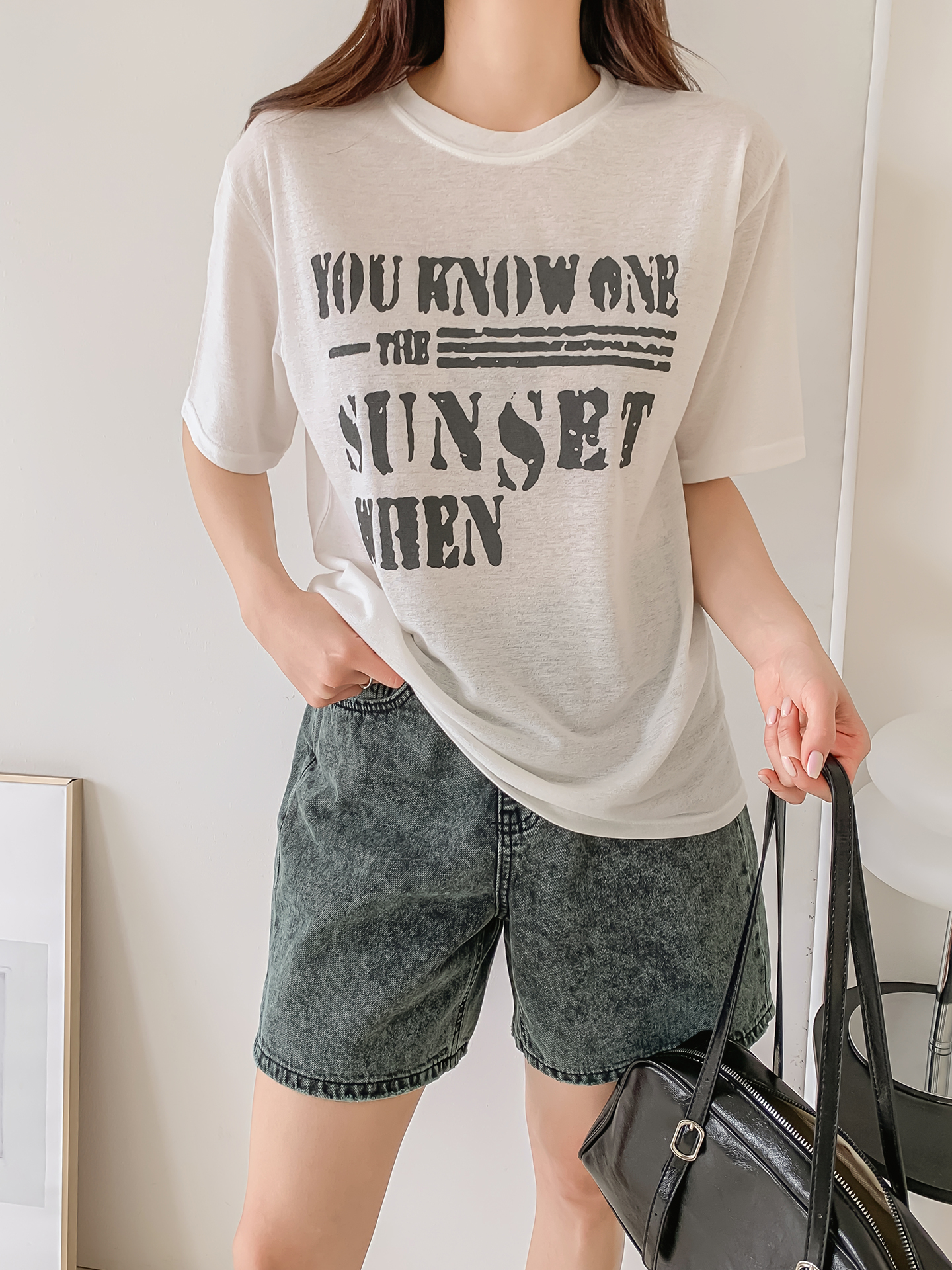 ラウンドネック半袖プリントTシャツ | 詳細画像6