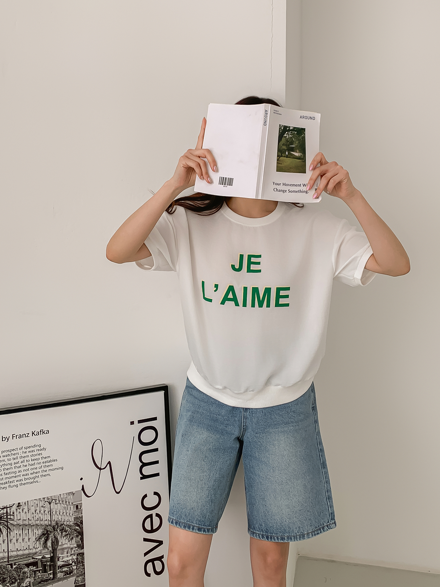 ラウンドネック半袖ロゴTシャツ | 詳細画像15