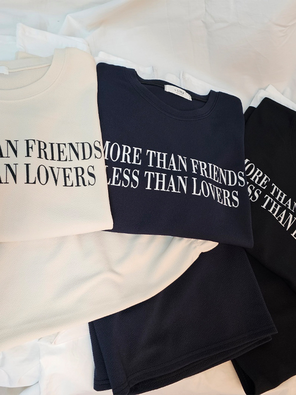 ラウンドネックウエストゴム半袖レタリングセットアップTシャツショートパンツ | 詳細画像14