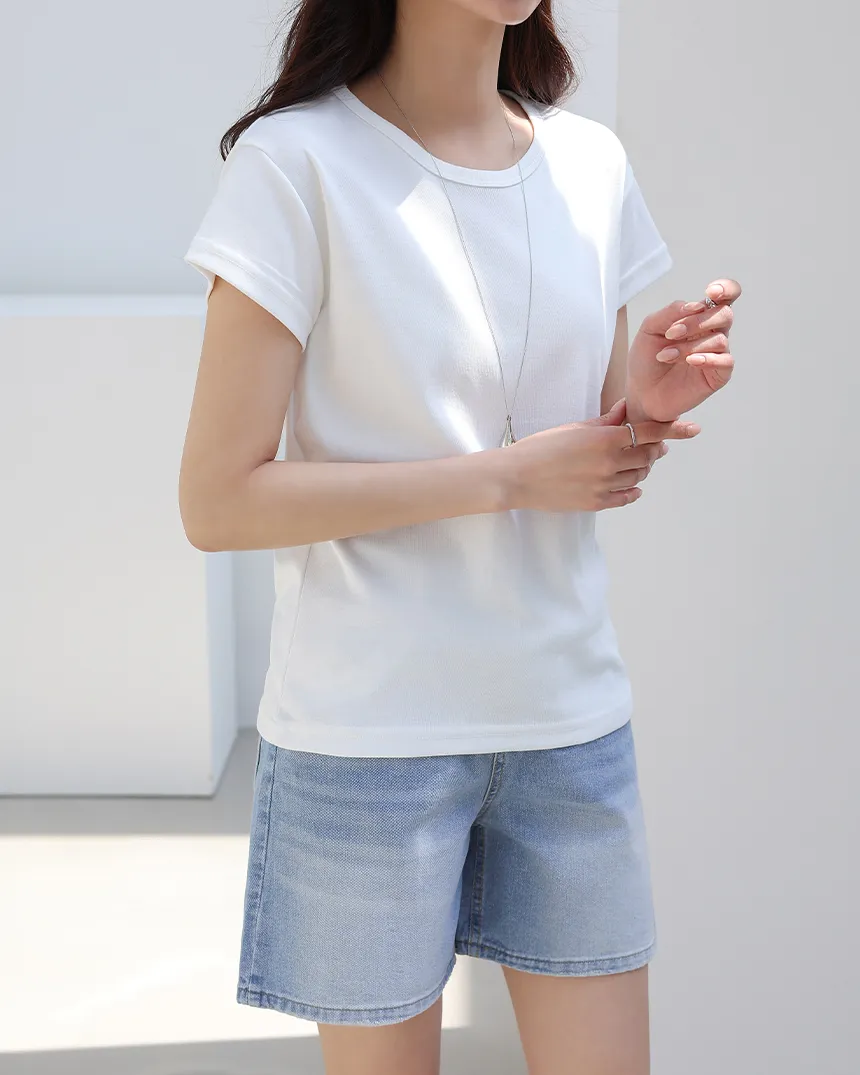 半袖ラウンドネックTシャツ | MONO AT.D | 詳細画像1