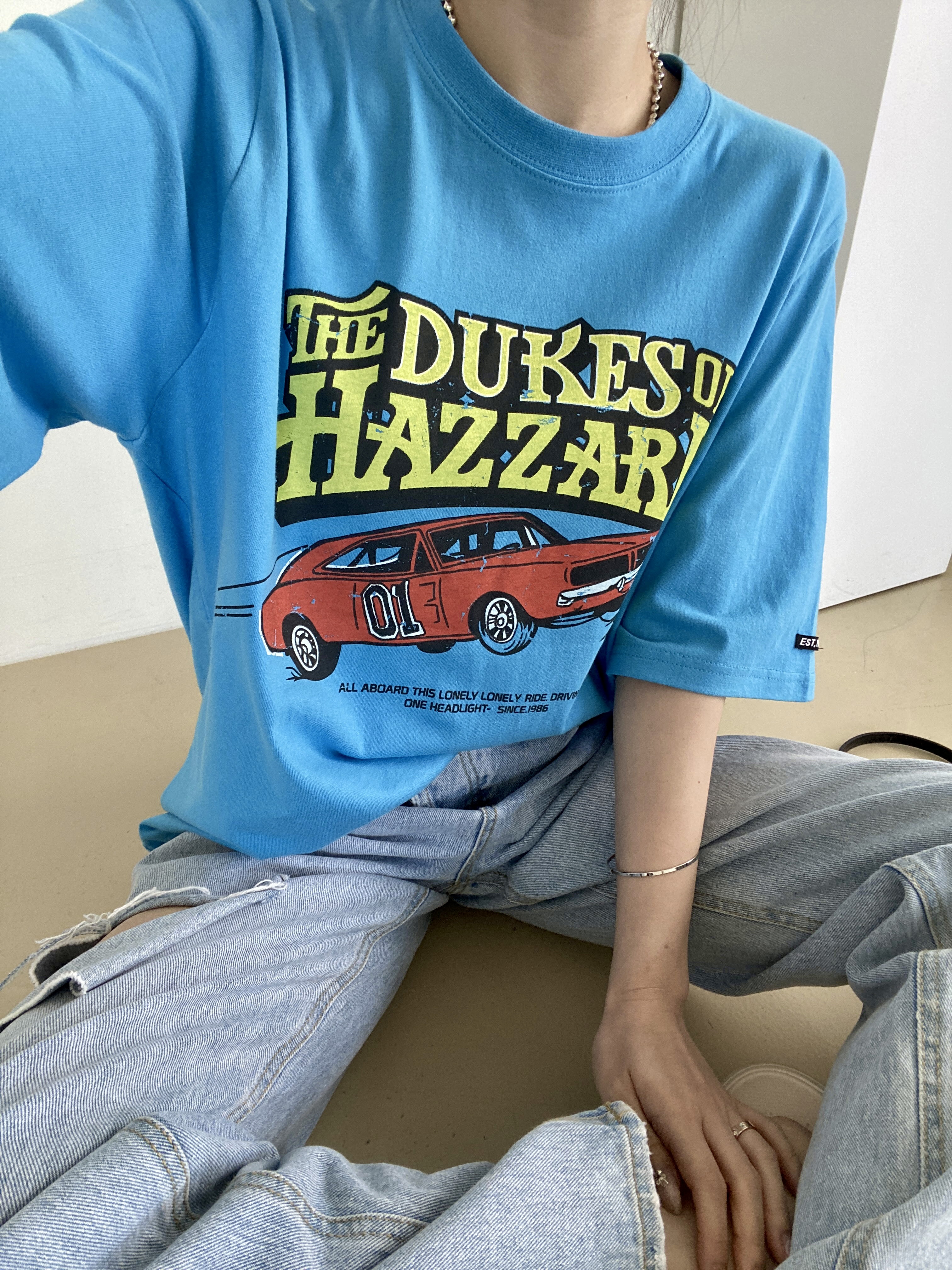 ラウンドネックルーズプリントTシャツ | 詳細画像2