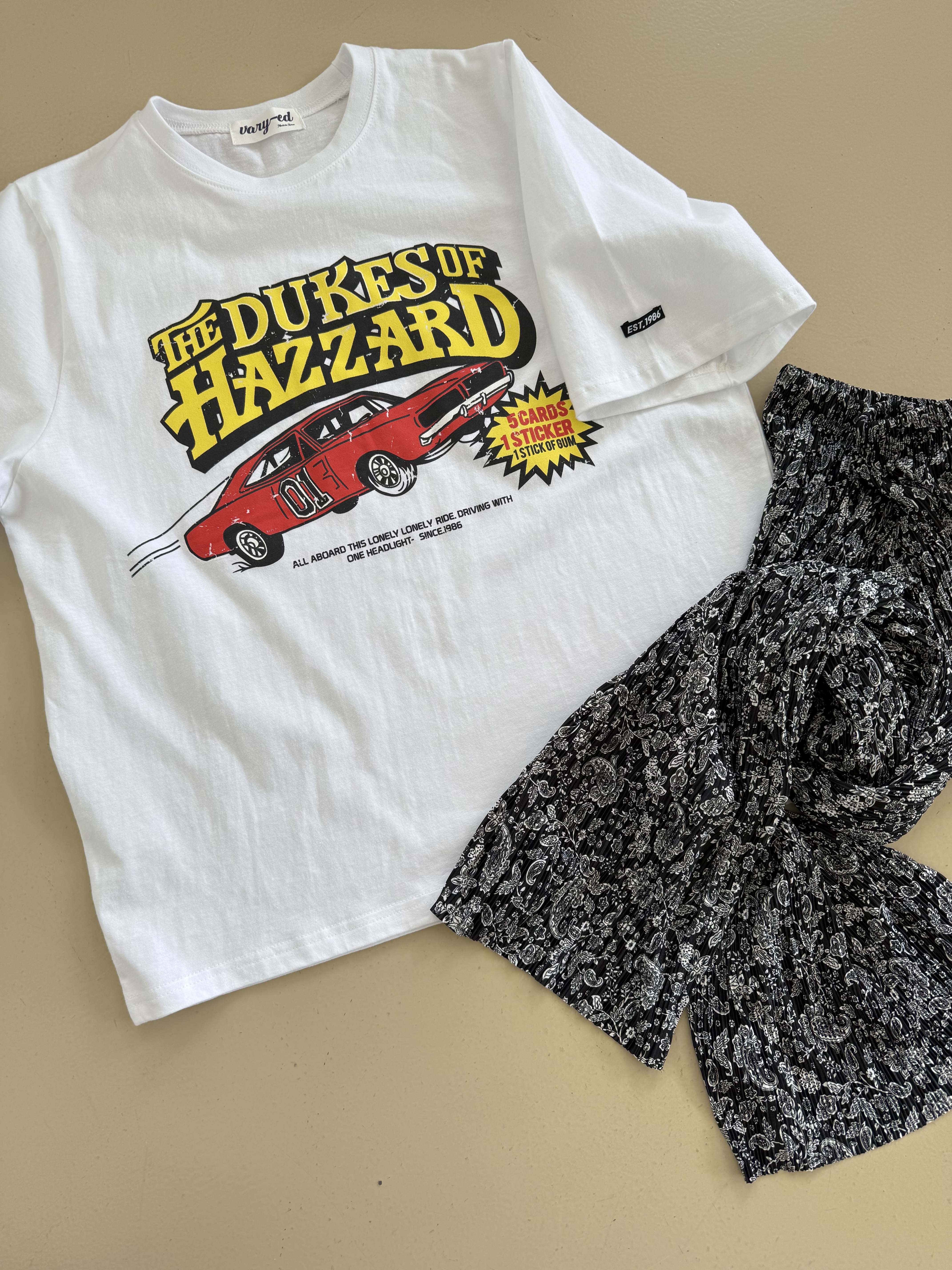 ラウンドネックルーズプリントTシャツ | 詳細画像12