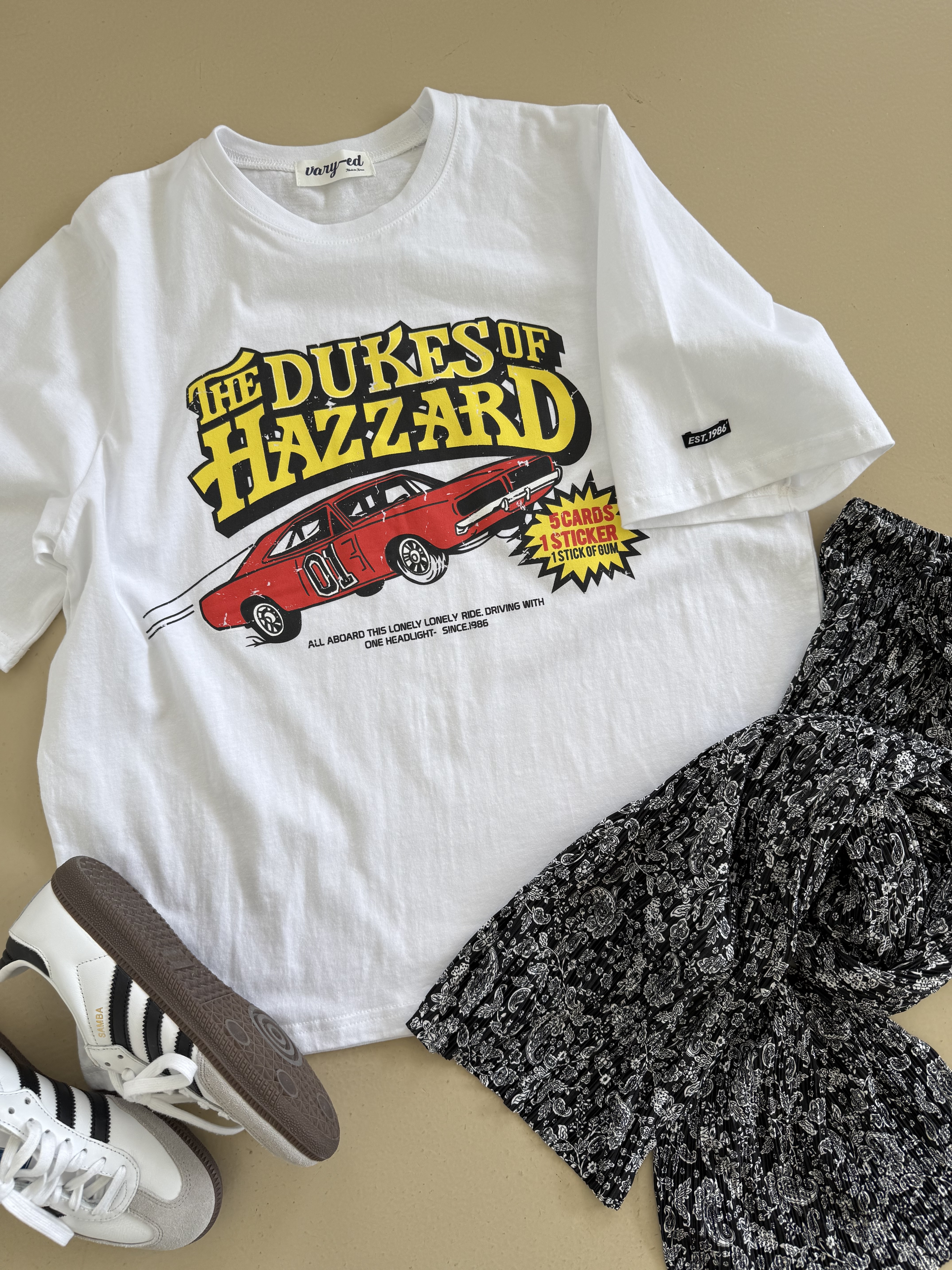 ラウンドネックルーズプリントTシャツ | 詳細画像15